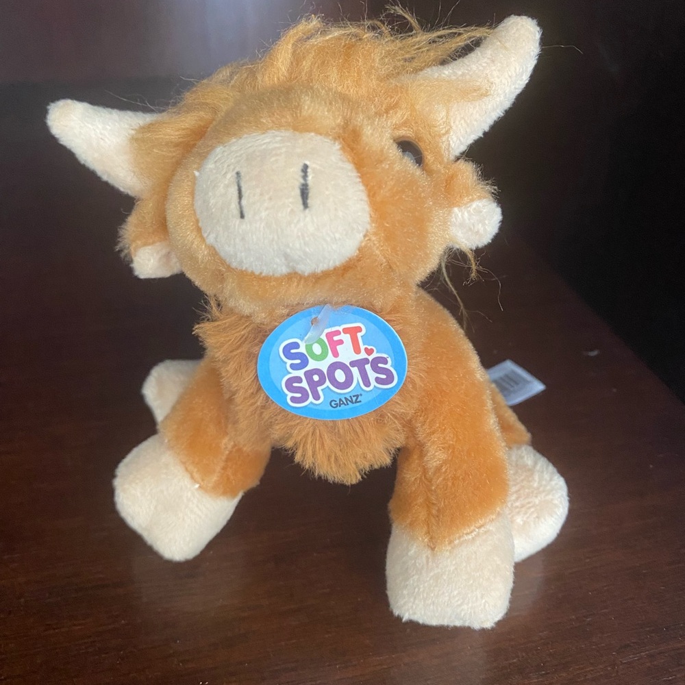 Ganz Soft Spots Highland Cow Plush